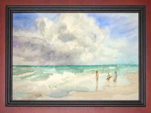 Lillian Kennedy - 5x7 watercolor and gouache - Emerald Isle, NC