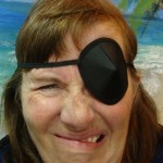 Lillian Kennedy, eye patch, pirate of the Caribbean