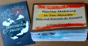 Lillian Kennedy, sketchbook project, In Ten Minutes